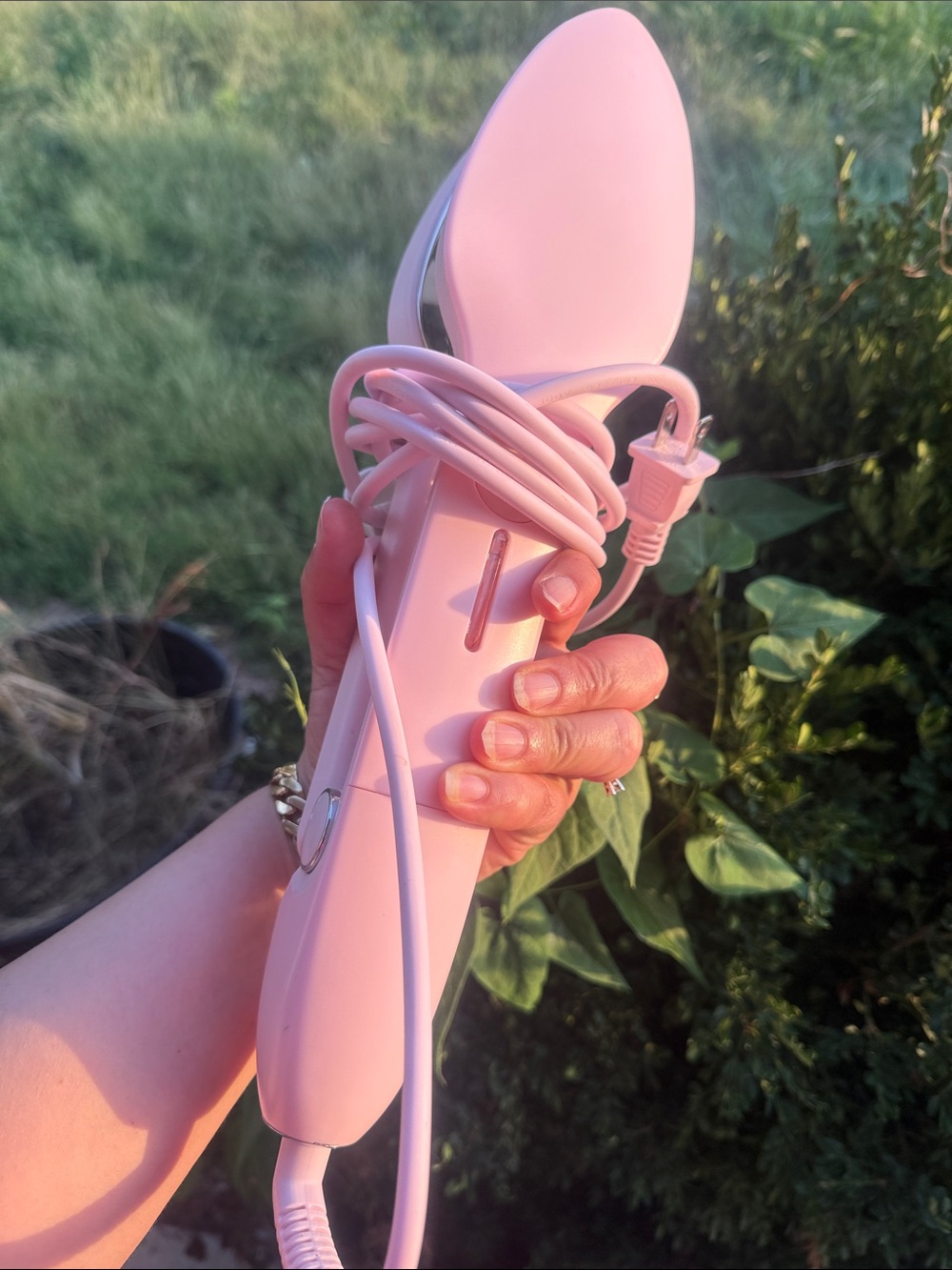 🌸Nori N2-1BL Handheld Steam Iron Clothing Press pink  Lightweight Travel - Teste - Picture 3 of 11